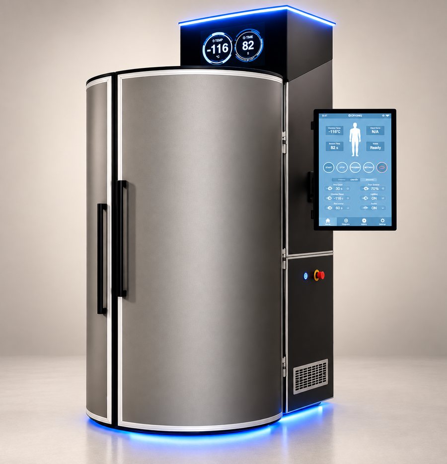 The Cryoniq XC whole body cryotherapy chamber