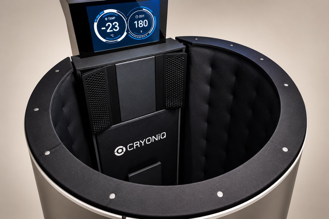 Inside the Cryoniq XC cryotherapy chamber